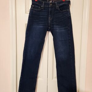 Hollister Dark Blue Straight Jeans